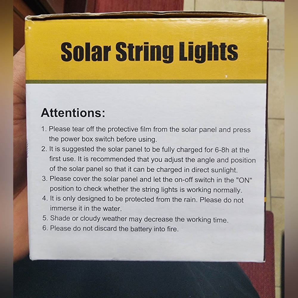 Brightown Solar String Light 2pack 100 LED - Picture 4 of 7